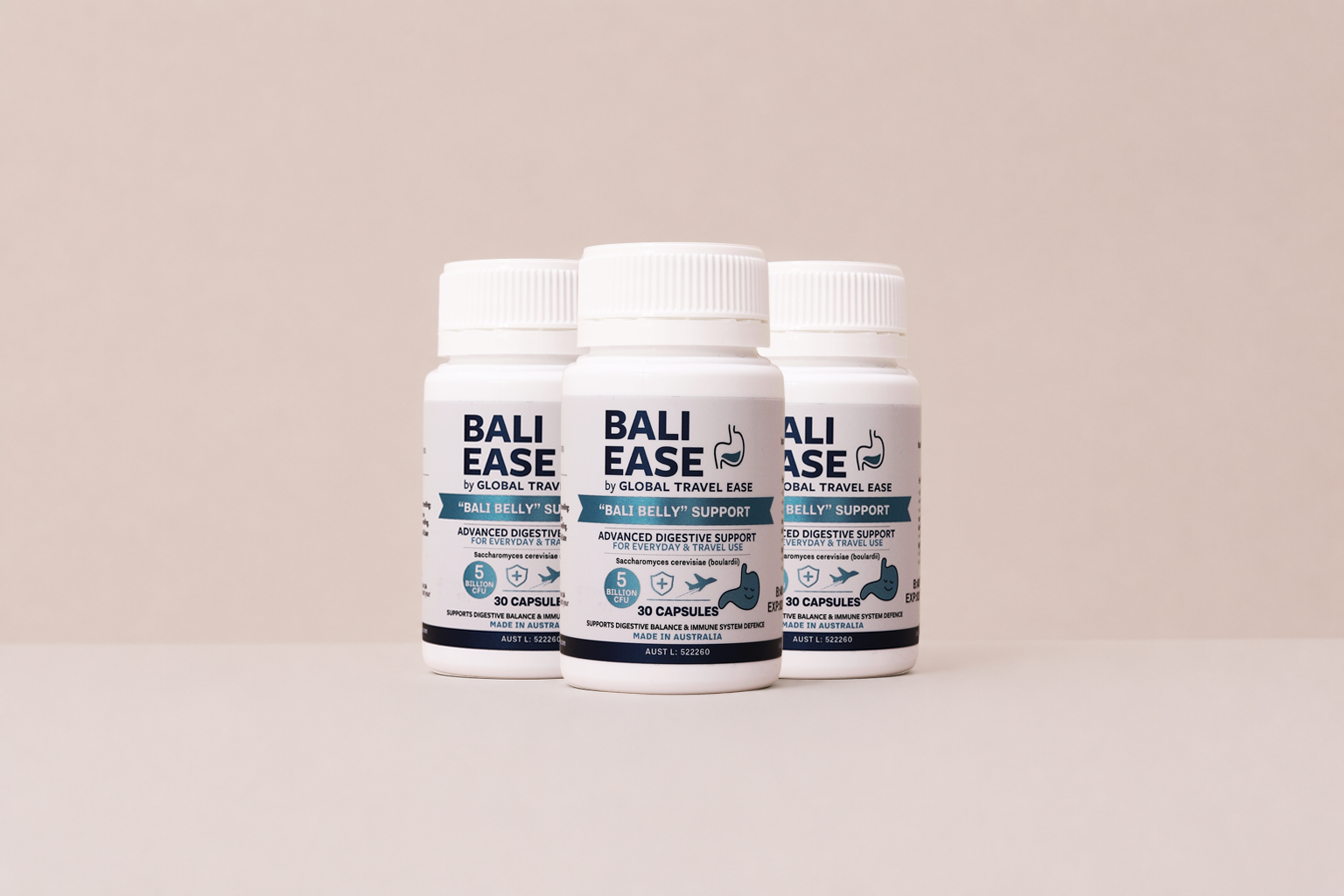 Bali Ease Travel Probiotics