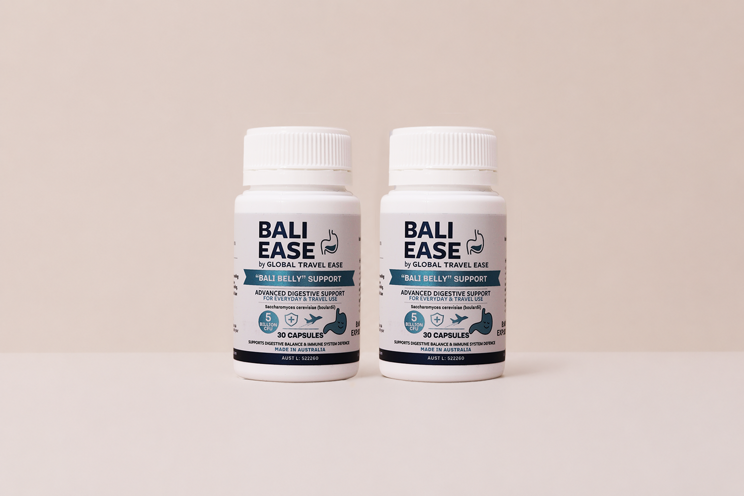 Bali Ease Travel Probiotics